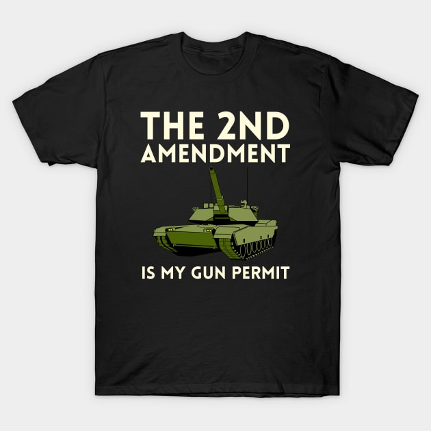 Second Amendment T-Shirt by François Belchior